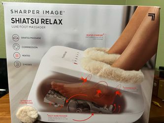 Sharper Image Shiatsu Relax Luxe Foot Massager