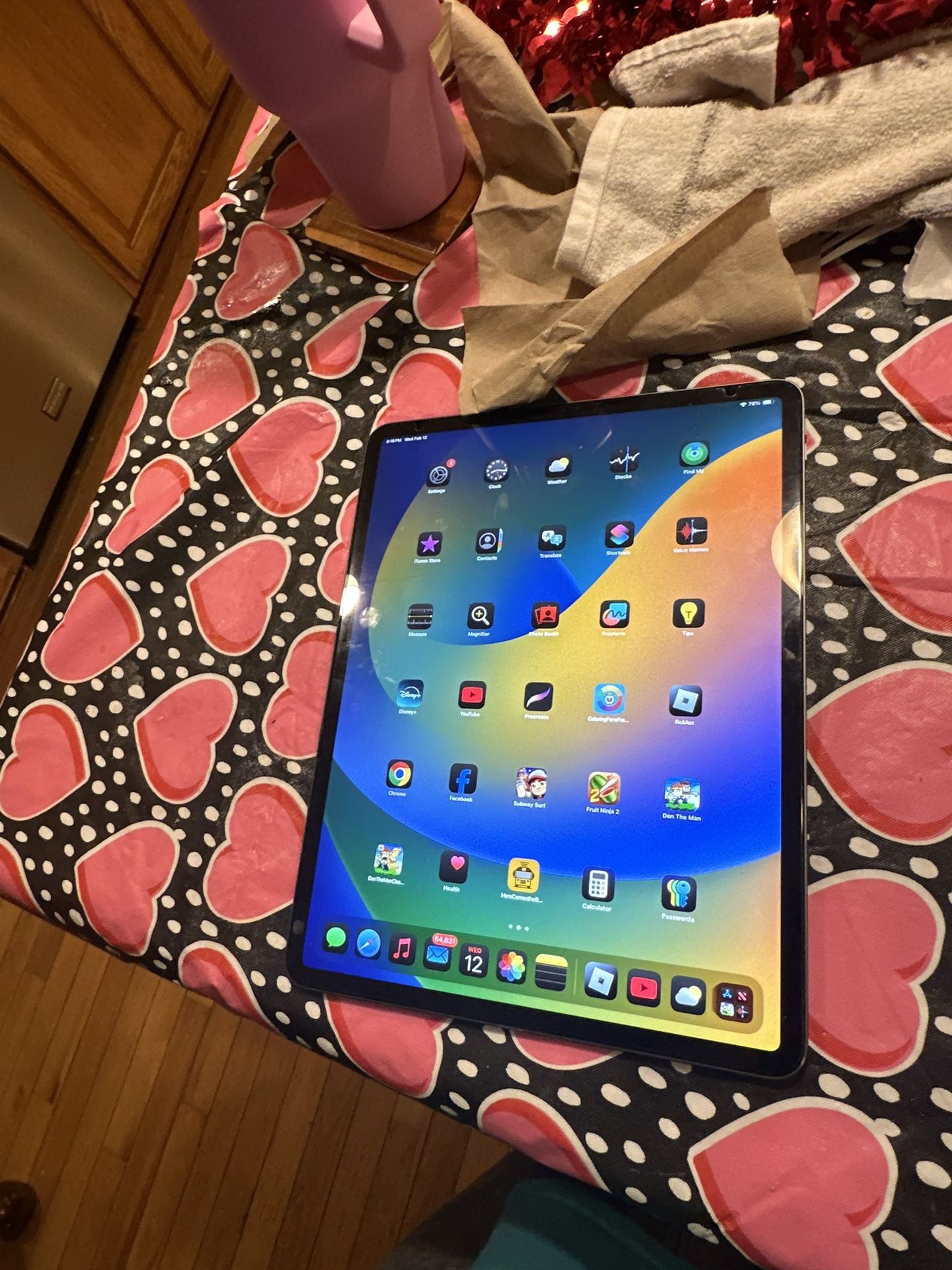 2018 Apple iPad Pro 12.9 Inch 3rd Generation 256GB with Screen Protector N Case