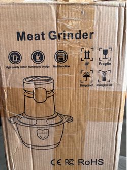 New meat grinder