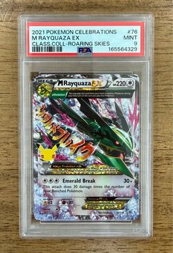 2021 Pokemon Celebrations Collection M Rayquaza EX 76/108 Holo PSA 9 NEW CERT