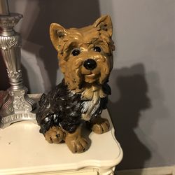 Ceramic 15” YORKIE   $20.Very Cute and Solid