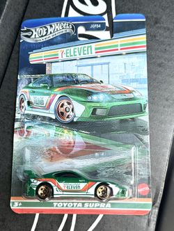 Hot Wheels 7/11 Exclusive Silver Series - Toyota Supra - 7 Eleven