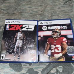 Madden 25 & NBA 2K5 Ps5