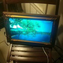 Light up water fall picture