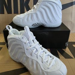 Nike Little Posite One PS 'Triple White'  Size 3Y