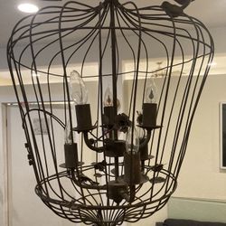 Antique Bird Cage Chandelier (OBO) 