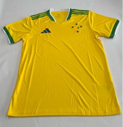 Adidas Cruzeiro Yellow Soccer Jersey