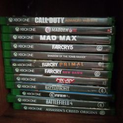 Xbox 1 N PS4 Games    $15 Each 