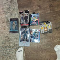 Pokémon  Evolution Multi Pack transformers Earth Spark. Net Flix. Witcher Jaskier. Star Wars Ansoka Marvel Legends  The Falccon Winter Soldier. And Tr