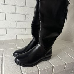 NEW Size 8- Knee High Boots In Black