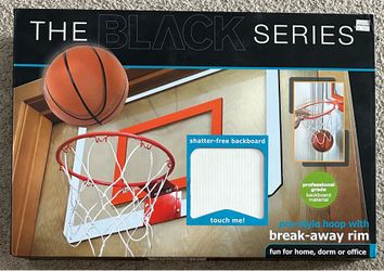 The Black Series Pro-Style Mini Basketball Hoop Over The Door