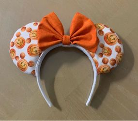 Cute Mickey Halloween Pumpkin Headband handmade