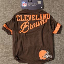 Cleveland Browns Official NFL Pet Wear Lrg 