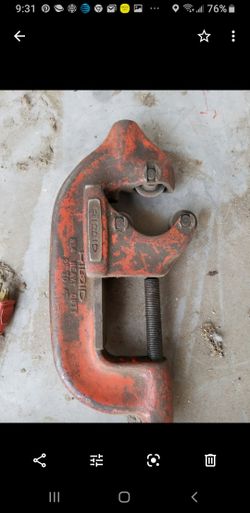 Rigid pipe cutter 2-4" Heavy duty