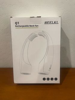 Brand New Portable Rechargeable Neck Fan (Q1) - Hands-Free Personal Cooling