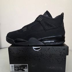 Jordan 4 Black Cat 2025 Mens Size 12