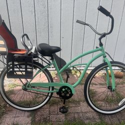 26 Inch Women’s Bike With Child Seat 