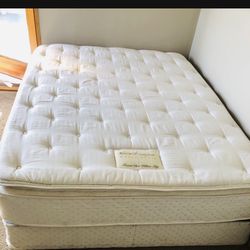 Simmonsq Beautyrest Queen Mattress + Box Spring  