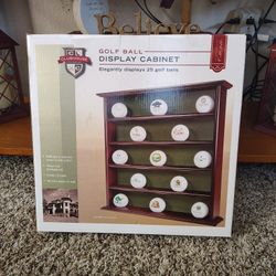 Golf Ball Display Cabinet