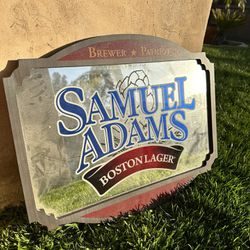 Samuel Adams Beer Mirror 