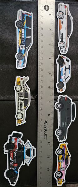 Sticker Decal Set Euros Audi BMW Mini Porsche Volvo VW