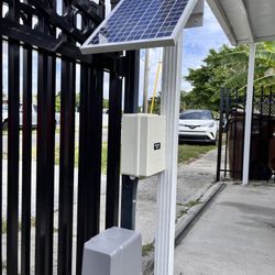 Motor Para Rejas Con Panel Solar | Motor For Gate With Solar Panel 