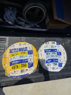 Romex 12/2 and 14/2 Solid Romex SIMpu CU -B W/G Wire 250 Ft each