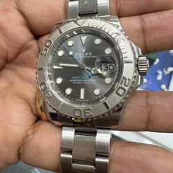 Rolex Yachtmaster RHODIUM dial 