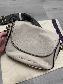 Marc Jacobs Cream Leather Crossbody Bag