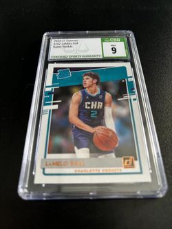 LaMelo Ball 2020-21 Panini Donruss Rated Rookie #202 CSG 9 Mint