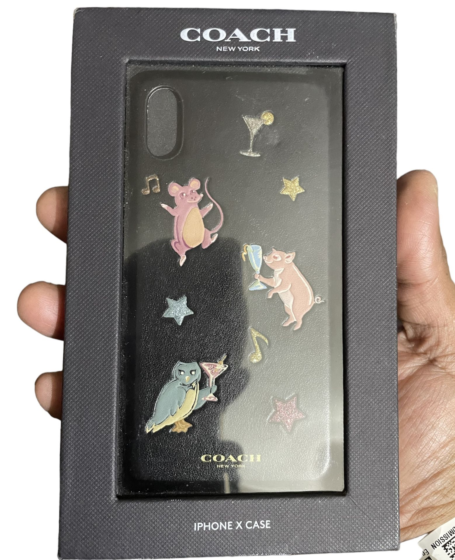 COACH iPhone X, XS Case Street Style Other Animals Patterns Glitter X iPhone NWT