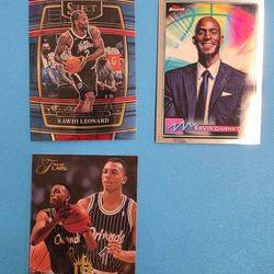 NBA CARDS PENNY HARDAWAY KAWHI KG $5 FIRM