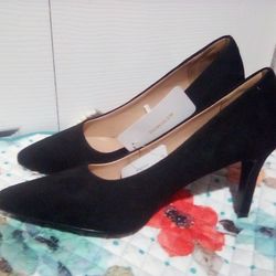 Dobolin Black Velvet Heels