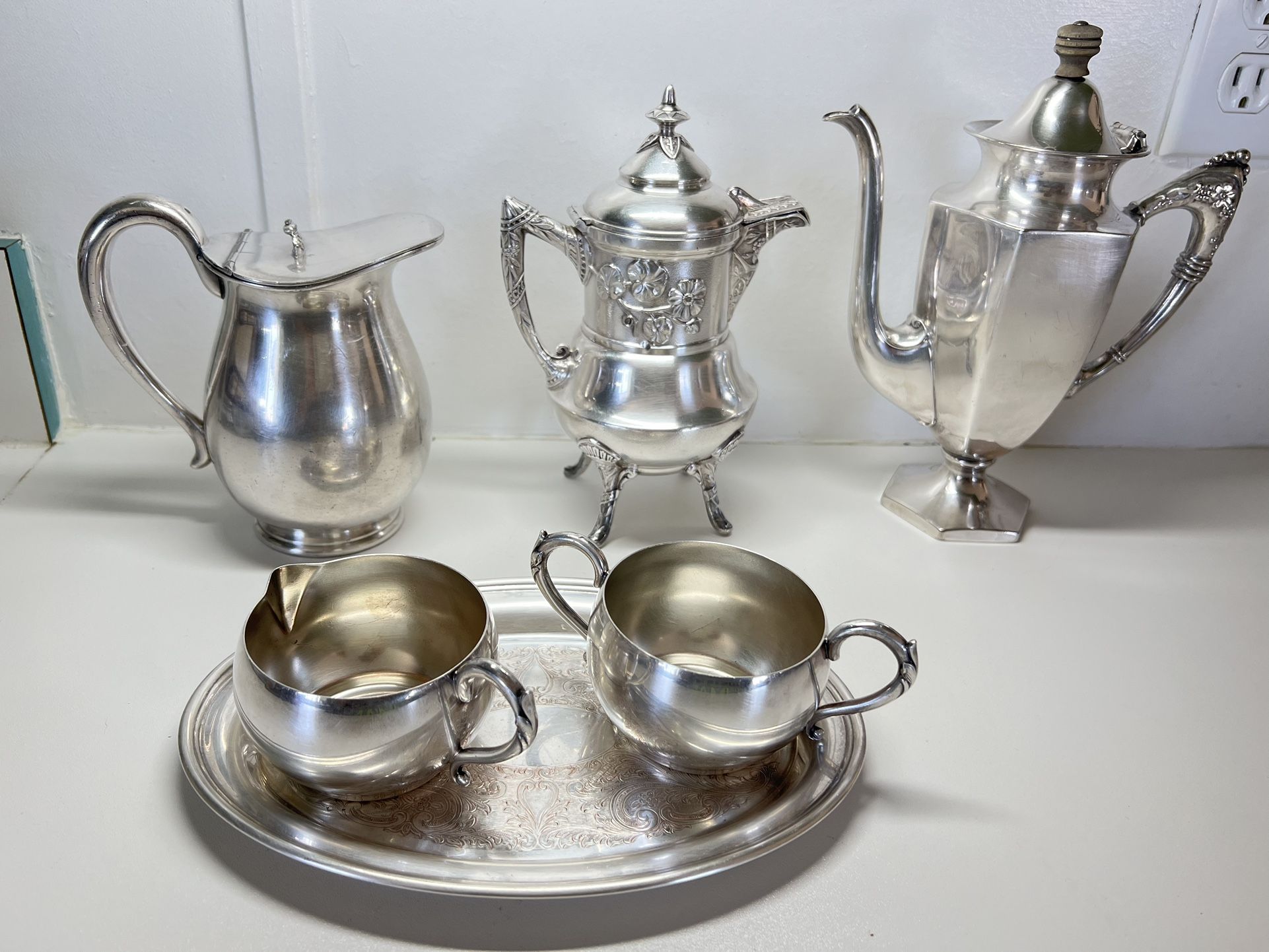 Vintage Silver Plate 6 pieces