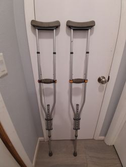 Adjustable Height Crutches