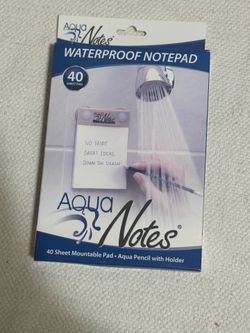 Aqua Notes Waterproof Note Pad  Made In The Usa Cp -183
