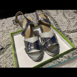 Size 6.5 Silver Heels 