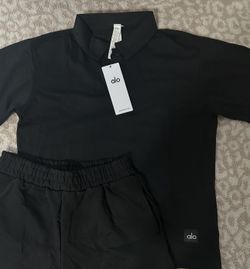 Alo Men’s Polo Shirt And Shorts Set $100 **READ DESCRIPTION**