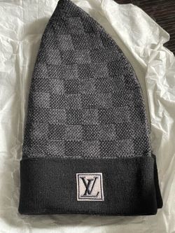 Louis Vuitton Petit Damier Graphite Beanie Unisex One Size Fits Most