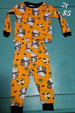 Snoopy Halloween Pajama Set Toddler 2T