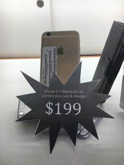 SALE SALE!! IPHONE 6 WITH 16GB!! T Mobile carrier!!