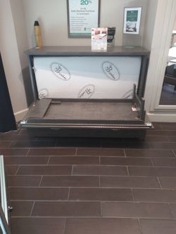 Murphy Stowaway Bed Bar Console  Avail In Queen Full Or Twin With Finest Memory Gel Mattress 