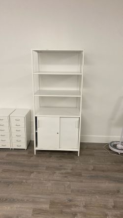 White steel cabinet, Ikea