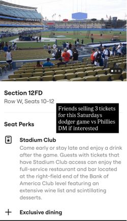 Dodger tickets for 5/26