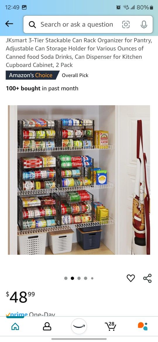 Can Rack Organizer For Kitchen Pantry