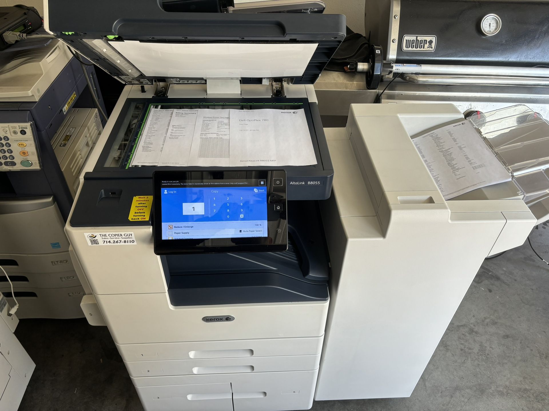 Xerox Altalink B8055 Monochrome Copier/print/scan/finisher Only