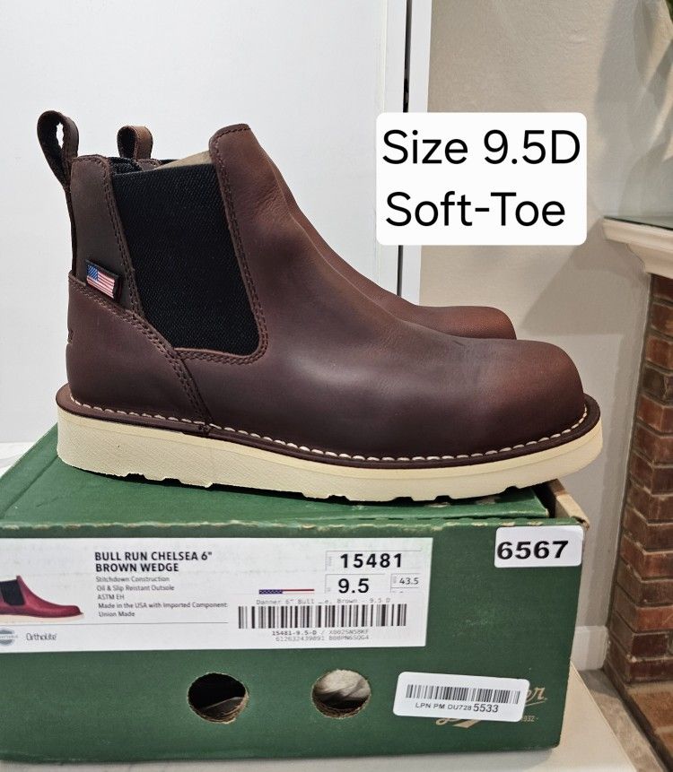 Danner Soft Toe Work Boots Size 9.5
