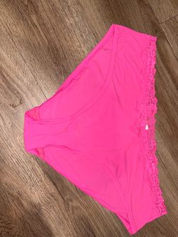 Pair of women’s pink underwear used