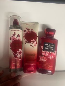Bath & Body Works Japanese Cherry Blossom 3-Piece Set