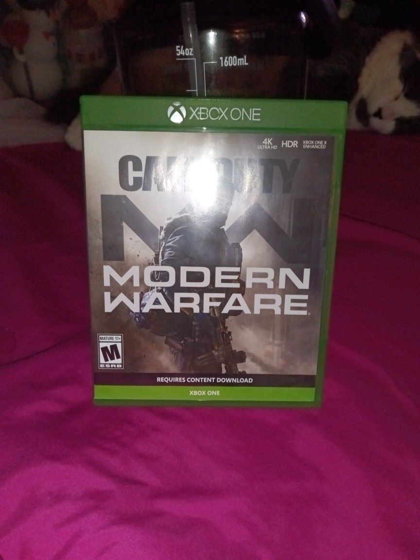 Xbox One Call Of Duty Modern Warfare 